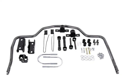 Hellwig 7743 Stabilizer Bar Performance Upgrade 1 Inch Diameter With Mounts With Stabilizer Bar Links Powder Coated Gray With Single Bar/ Installation Hardware