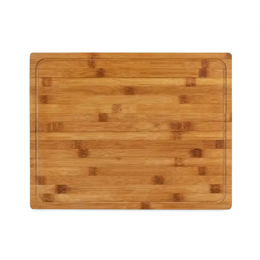 Camco 43545 Cutting Board Countertop Use Natural Bamboo With Counter Edge And Juice Groove
