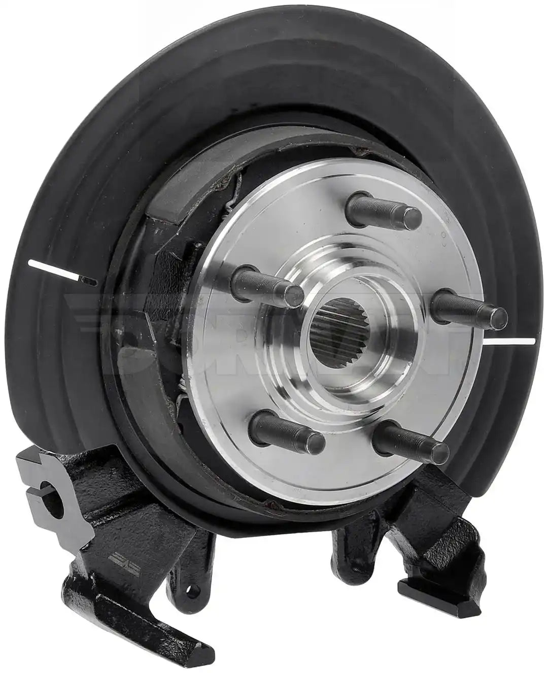 Dorman 698-013 Wheel Bearing and Hub Assembly OE Solutions ™ OE Replacement With Knuckle/ Bearing/ Hub/ Snap Ring/ Brake Shoes/ Brake Hardware/ Backing Plate And Axle Nut