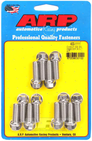 ARP Auto Racing 400-1111 Exhaust Header Bolt For Use With Chevy Small Block 3/8 - 1