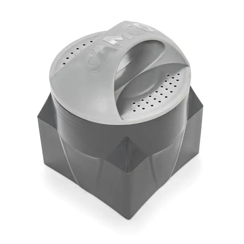 Camco 40335 Sewer Hose Storage Carrier Cap Use With 4 Inch Square Steel Sewer Hose B