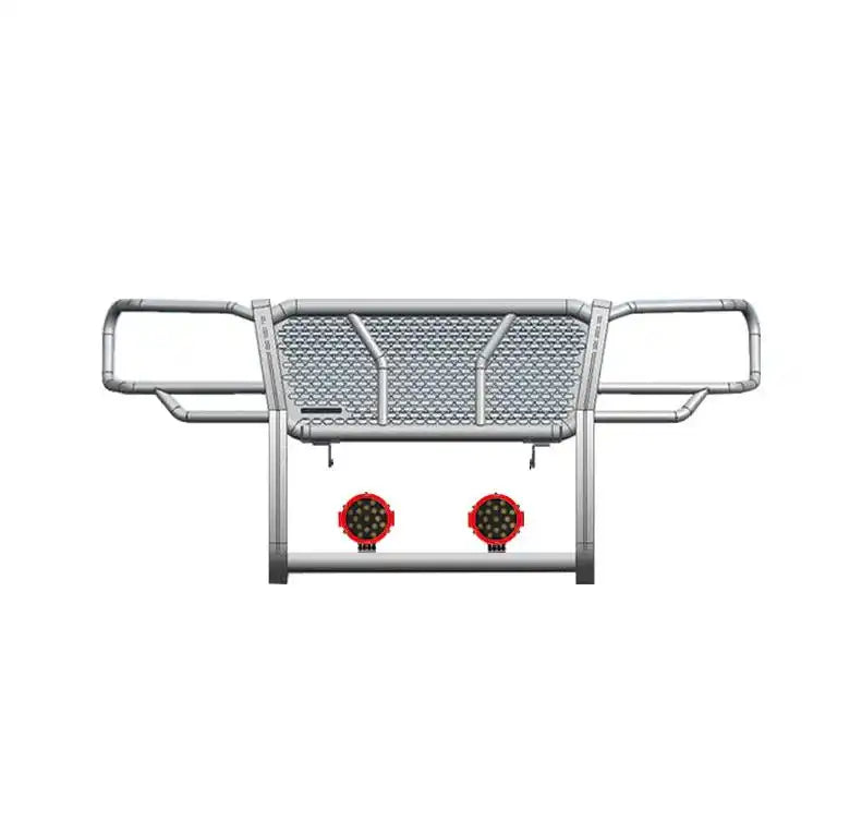 Black Horse Offroad RU-TOTA05-B-PLR Grille Guard Rugged Series Semi-Gloss Powder Co