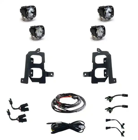 Baja Design 447855 Driving/ Fog Light S1 LED Bulb 2.1 Inch Square 20 Watt Bulbs A