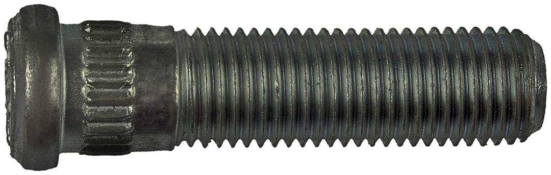 Dorman 610-259.1 Wheel Stud AutoGrade ™ OE Replacement 0.421 Inch Shoulder Length 0.475 Inch Knurl Diameter 7/16-20 Thread Size Bagged Right Hand Thread Serrated Single