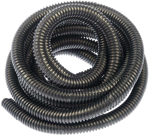 Dorman 86663 Wire Loom Conduct-Tite ® Plastic Black With 10 Foot Length x 3/8 Inch Diameter Tubing