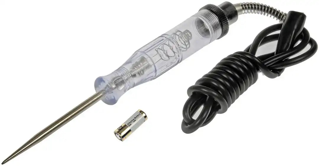 Dorman 86598 Electrical Multi-Tester Conduct-Tite ® Continuity Tester Analog Battery Powered Silver/ Clear With Battery