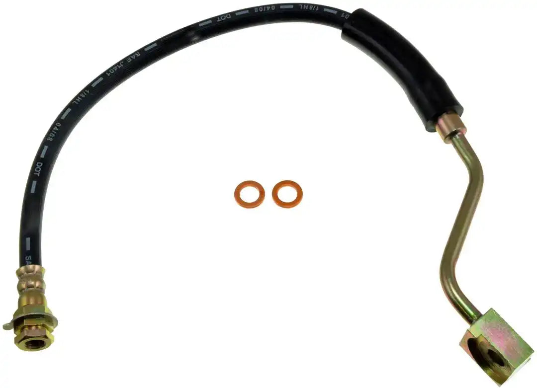 Dorman H36984 Brake Line First Stop ™ OE Replacement 15.25 Inch Segment 1 Length/ 19.50 Inch Segment 1 Overall Length Single Hose