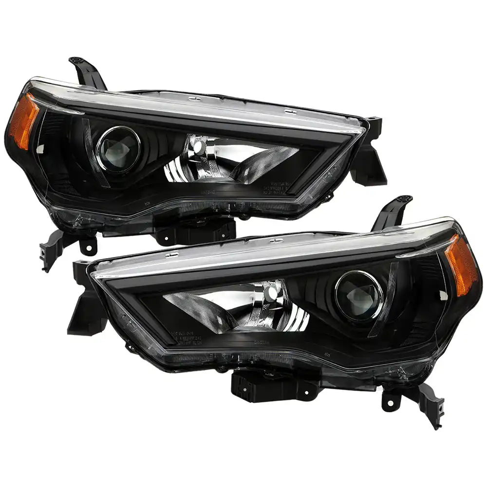 Spyder Automotive 9049569 Headlight Assembly OE Beam Clear Lens With Amber Reflecto