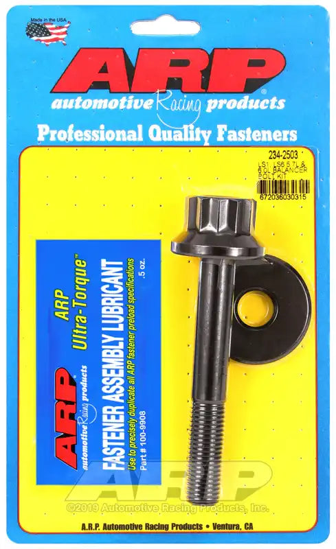 ARP Auto Racing 234-2503 Harmonic Balancer Bolt For Use With Gen III/LS Series Chevy