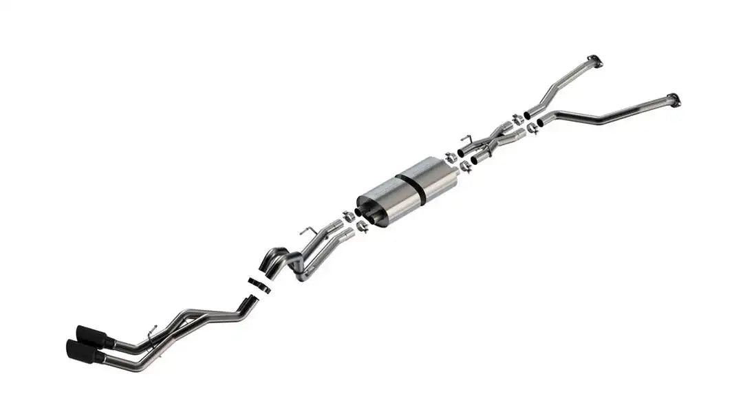 Borla 140939BC Exhaust System Kit S-Type Cat Back System T-304 Stainless Steel Wit