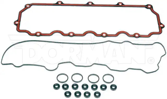 Dorman 904-401 Valve Cover Gasket OE Solutions ™ OE Replacement Silicone 6.7 Millimeter Thickness With Valve Cover Gasket/ Rocket Box Gasket/ Seals/ Grommets