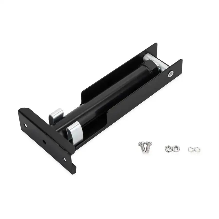 Camco 43671 Entry Step Support Use To Reduce Stress on The Entry Step Self Storing Under Step Permanent Mount 8-1/2 Inch to 14 Inch Adjustable Height Black