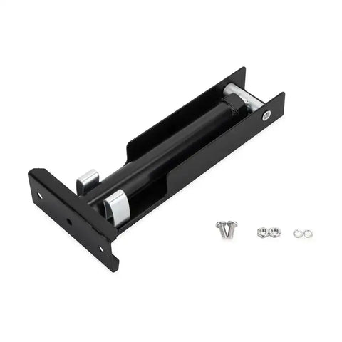 Camco 43671 Entry Step Support Use To Reduce Stress on The Entry Step Self Storing Under Step Permanent Mount 8-1/2 Inch to 14 Inch Adjustable Height Black