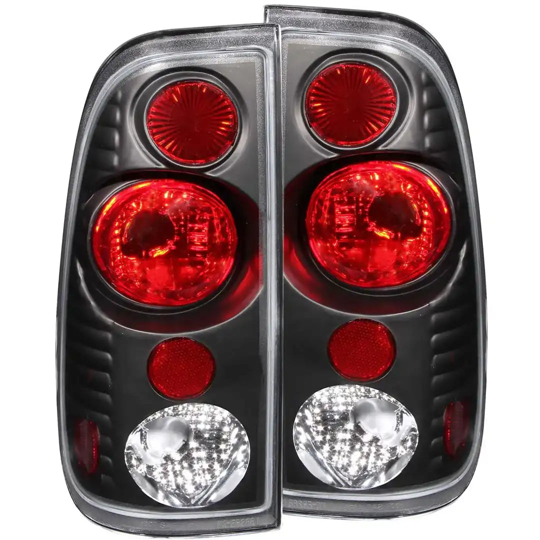 ANZO USA 211065 Tail Light Assembly 3D Series Uses OE Bulbs Clear Lens Black Hous