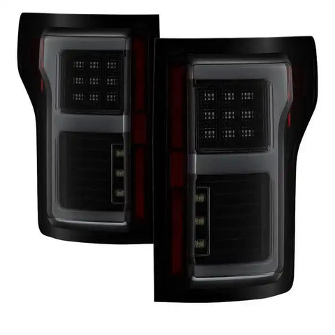 Spyder Automotive 5085337 Tail Light Assembly LED Smoke Lens Bar Style Black Hous