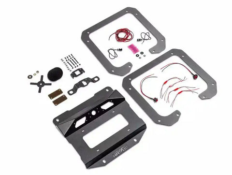 Havoc Offroad HFB-05-009 License Plate Relocation Kit Relocates License Plate To OEM