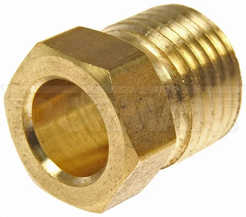 Dorman 785-292D Tube End Fitting Nut OE Solutions ™ 1/2 Inch Outer Diameter 0.55 Inch Length Brass Single Clamshell Package