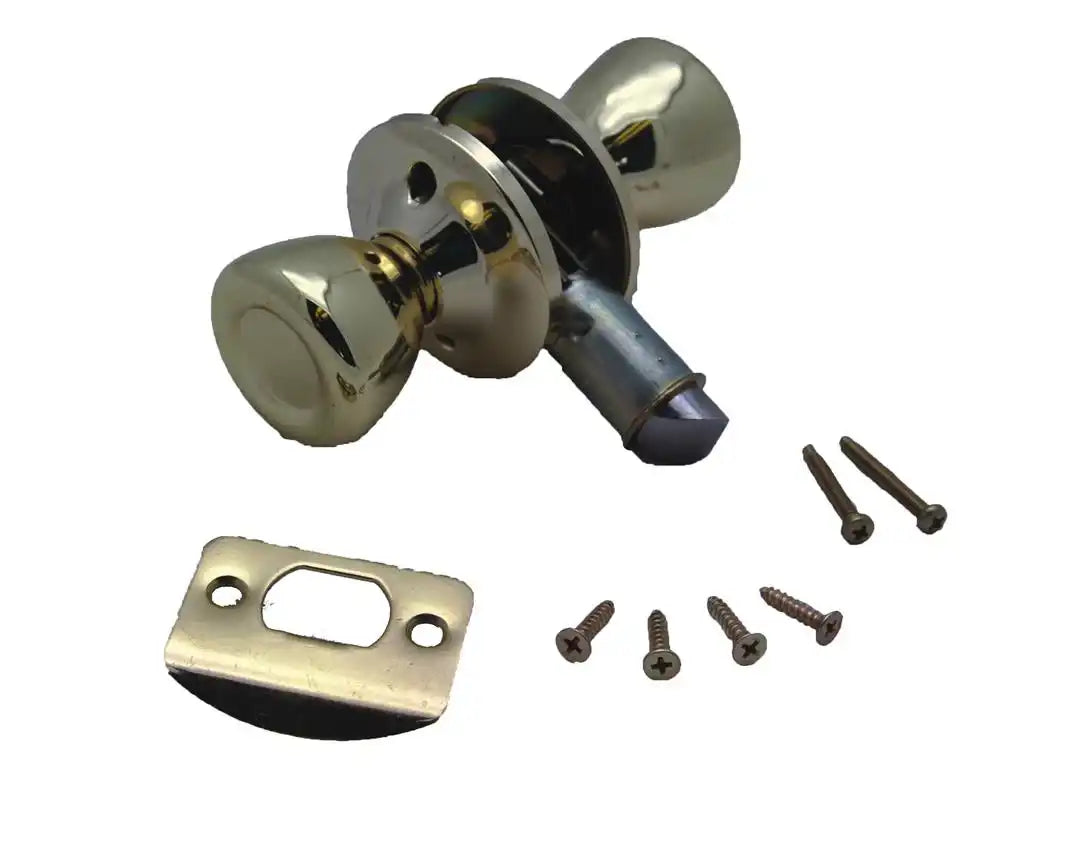 AP Products 013-203 Entry Door Latch Dead Bolt Type Brass Includes Mounting Screw