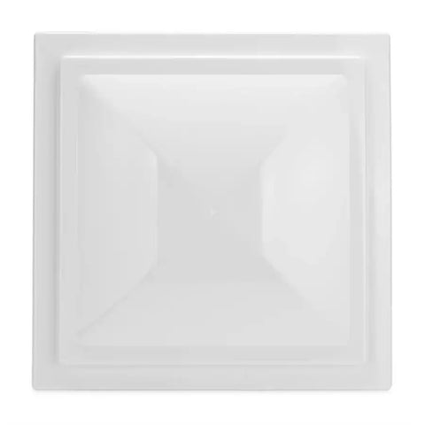 Camco 40162 Roof Vent Lid For 14 Inch x 14 Inch Vents Elixir Manufactured Prior To 1994 White Polycarbonate