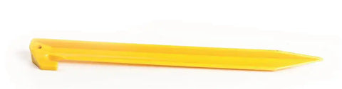 Camco 51103 Tent Peg Hook Style 12 Inch Length Plastic Yellow