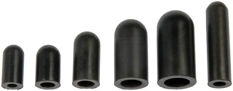 Dorman 47388 Vacuum Cap Vacu-Tite® Contains Five 5/32 Inch/ Five 7/32 Inch/ Five 5/16 Inch/ Five 3/8 Inch/ Five 3/16 Inch/ Five 1/4 Inch Black Rubber Assortment Of 30