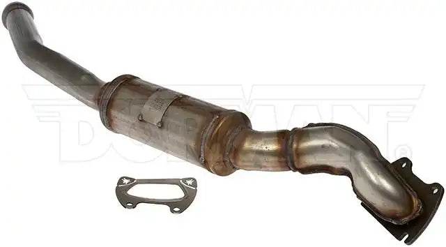 Dorman 679-555 Catalytic Converter OE Solutions ™ OE Replacement Stainless Steel 38 Inch Overall Length CARB Compliant: No With Integrated Exhaust Manifold