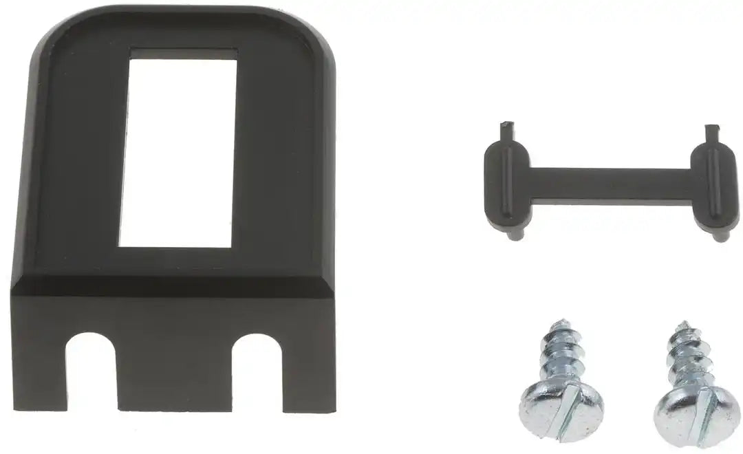 Dorman 85927 Switch Plate Cover Conduct-Tite ® One 1-1/8 Inch X 7/16 Inch Rectangular Hole Opening Painted Black Plastic Single