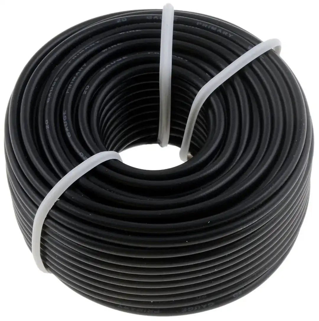 Dorman 86752 Primary Wire Conduct-Tite ® OE Replacement Stranded Conductor 20 Gauge Black 40 Feet Length Copper Conductor/ PVC Insulation