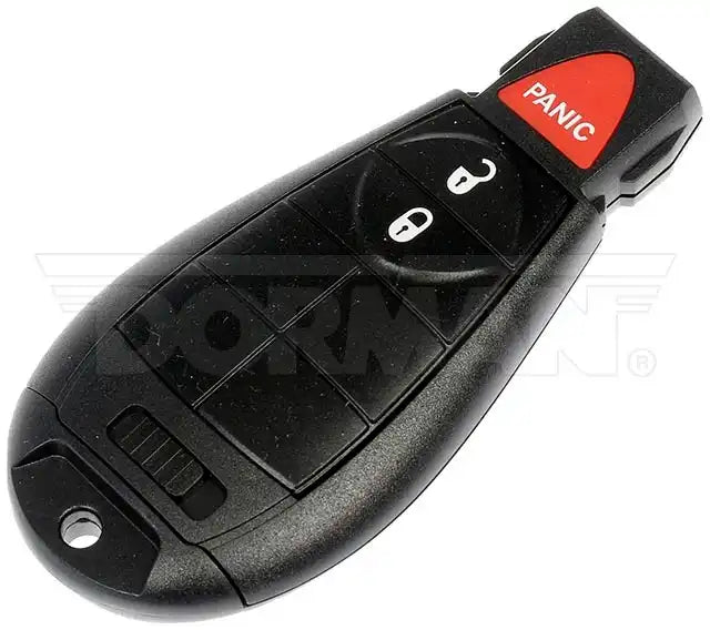 Dorman 99454ST Key Fob OE Solutions ™ OE Replacement 3 Button Black With Uncut Key Blade And Batteries