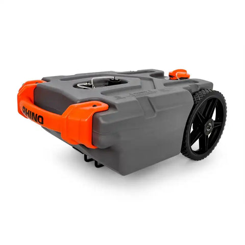 Camco 39000 Portable Waste Holding Tank Rhino  Tote Tanks 15 Gallon 2 Wheel Desig