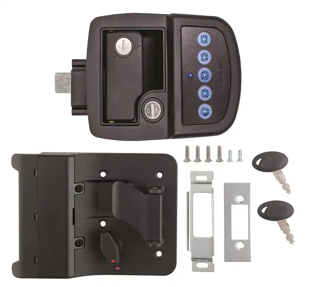AP Products 013-5091 Entry Door Lock Paddle Type With Dead Bolt Keyed-A-Like Entry