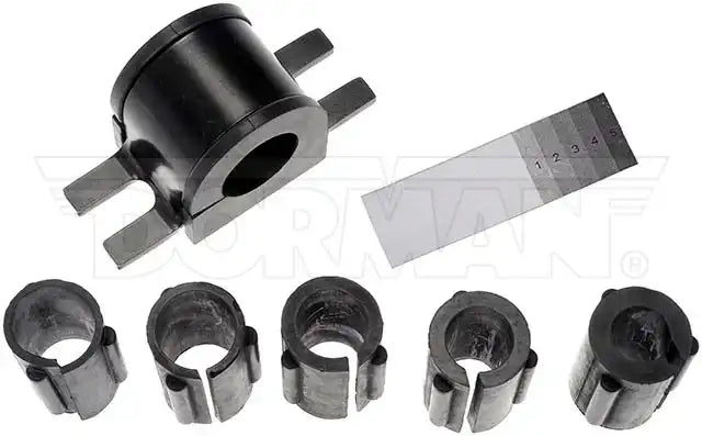 Dorman 928-475 Stabilizer Bar Mount Bushing OE Solutions ™ 28 Millimeter Bar Diameter Black Rubber Non-Greaseable With Bracket