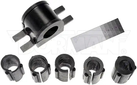 Dorman 928-475 Stabilizer Bar Mount Bushing OE Solutions ™ 28 Millimeter Bar Diameter Black Rubber Non-Greaseable With Bracket