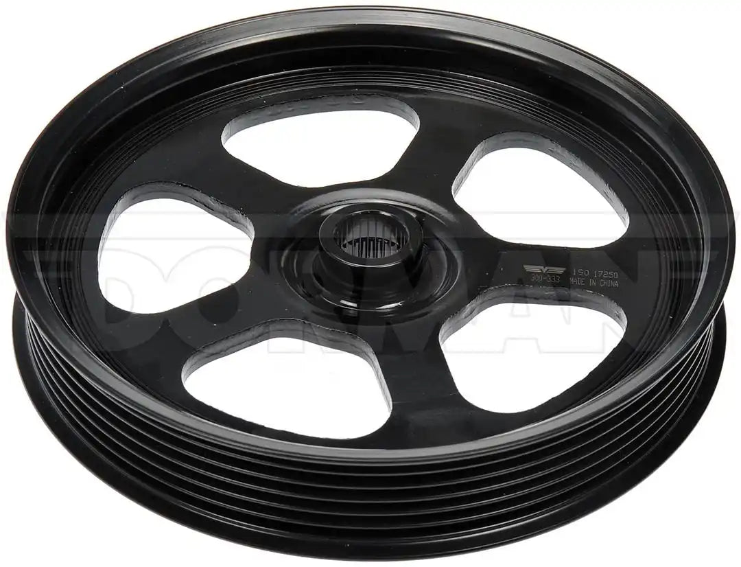 Dorman 300-333 Power Steering Pump Pulley OE Solutions ™ OE Replacement 6 Groove Serpentine Belt Silver Steel