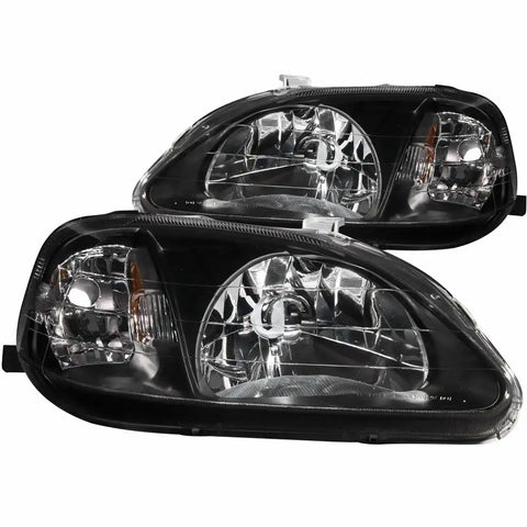 ANZO USA 121070 Headlight Assembly Crystal Clear Bulb Not Included Standard Beam 