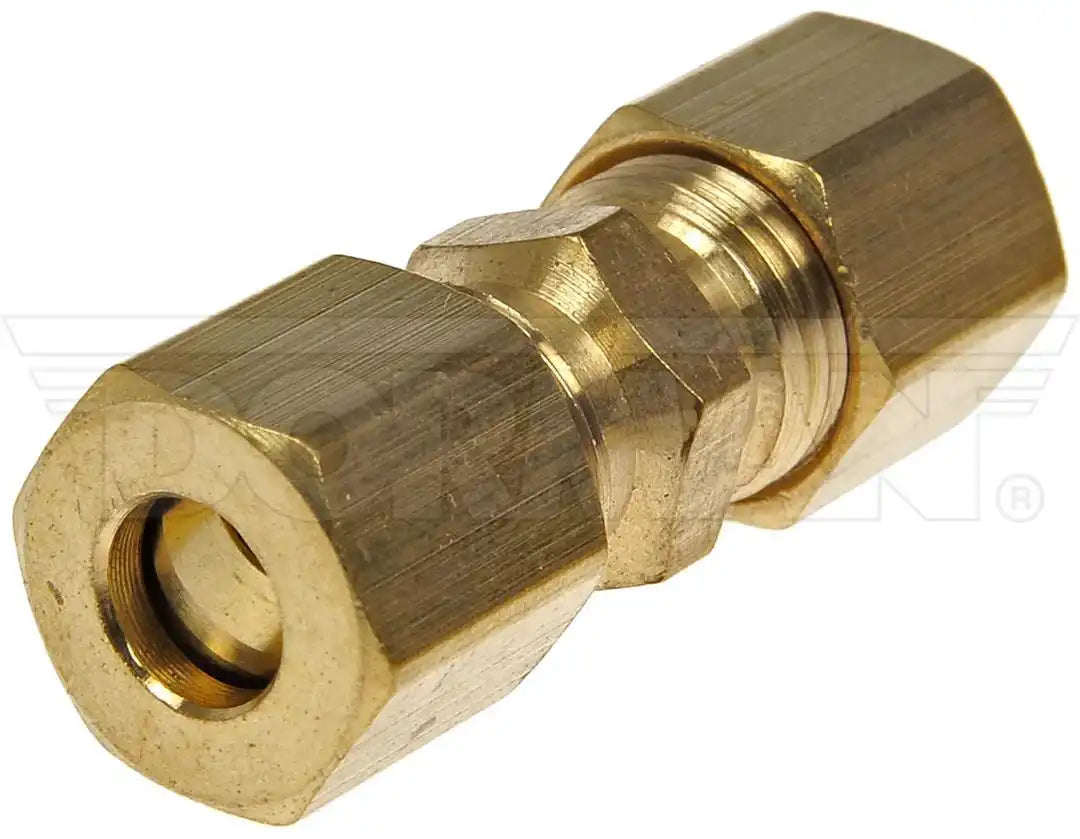 Dorman 785-304D Compression Fitting OE Solutions ™ 1/4 Inch Union Fitting Brass Pack Of 2