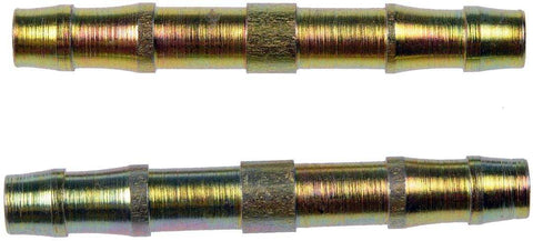 Dorman 800-011 Coupler Fitting OE Solutions ™ Ford OE Number N803431S For Use With 3/8 Inch Nylon Line Gold Steel Set Of 2