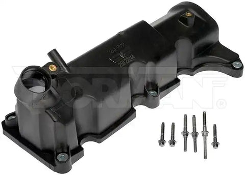 Dorman 264-999 Valve Cover OE Solutions ™ OE Replacement 6 Inch Height Without Oil Filler Cap Without Baffle Black Plastic Single
