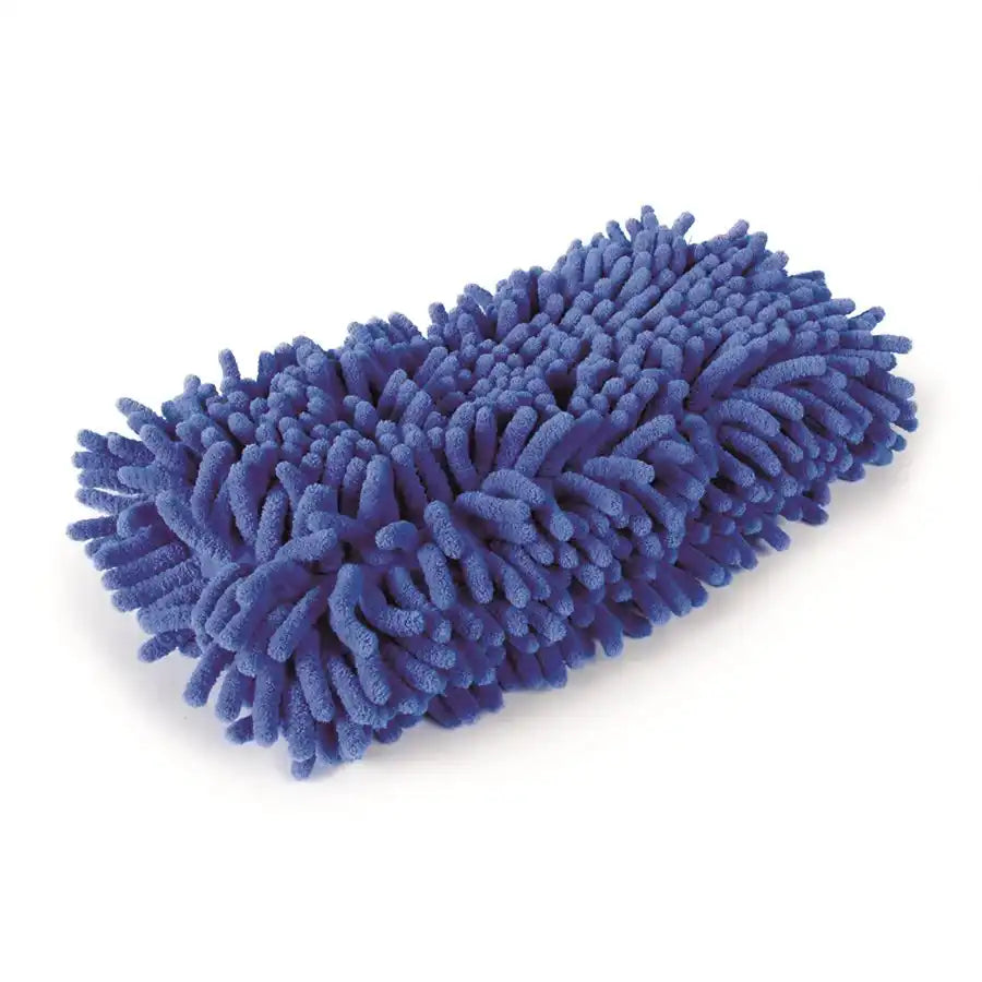 Camco 41950 Car Wash Brush Pivoting Wash Head Wash Head With Microfiber Pad Blue Fits All Camco Handles and Most Other Brands