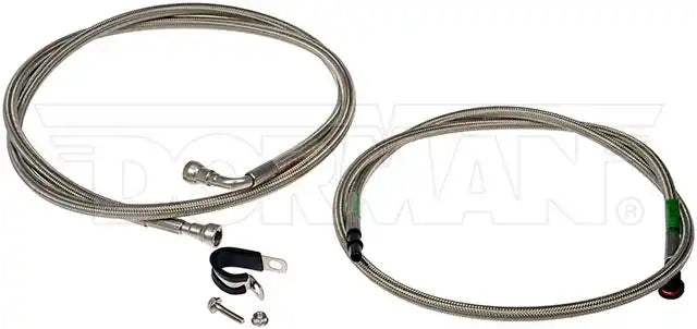 Dorman 819-814 Fuel Line OE Solutions ™ OE Replacement 61 Inch/ 79 Inch Overall Length 13 Millimeter/ 11 Millimeter Outer Diameter Black Stainless Steel