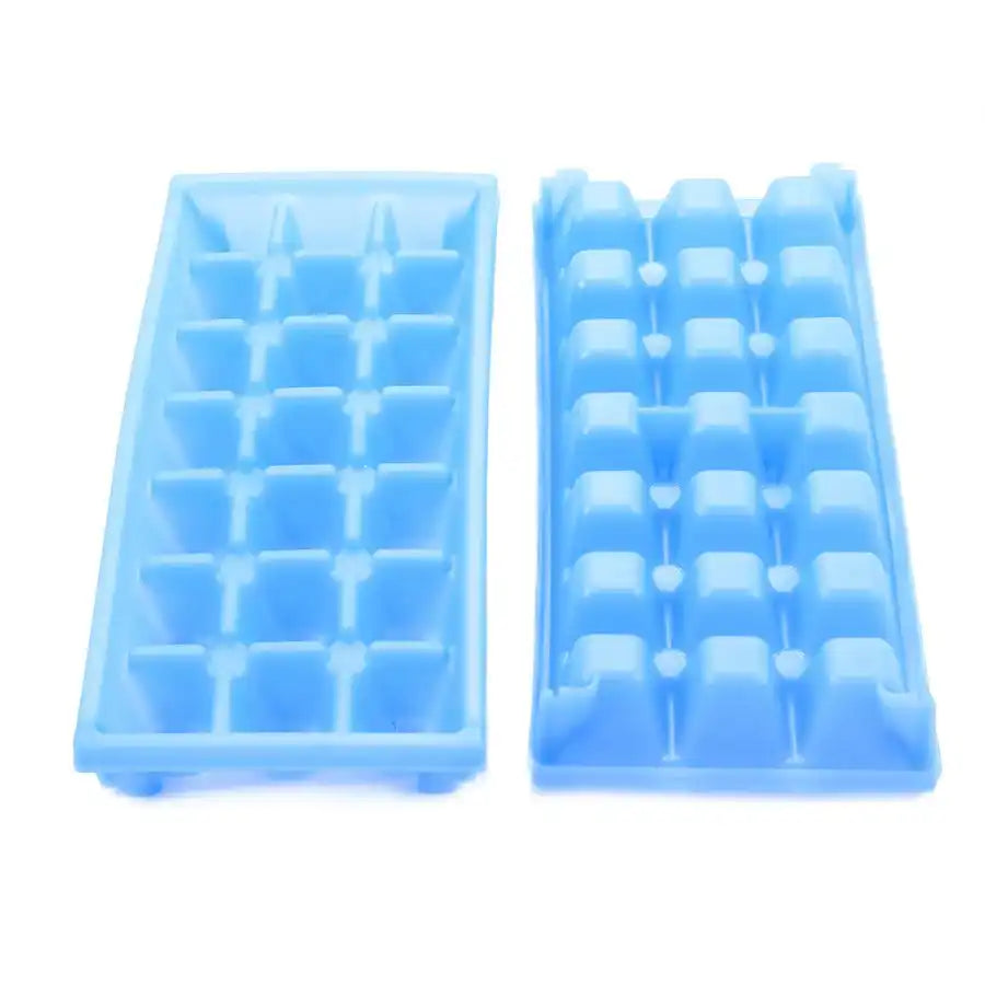 Camco 44100 Ice Cube Tray 21 Mini Cubes 9 Inch Length x 4 Inch Width x 1 Inch Depth Plastic Set of 2