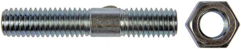 Dorman 29168 Stud AutoGrade ™ Double Ended Stud 7/16-14 X 3/4 Inch And 7/16-14 X 1-1/4 Inch Thread 2-1/2 Inch Length Zinc Plated Silver Steel With Nut Carded Single