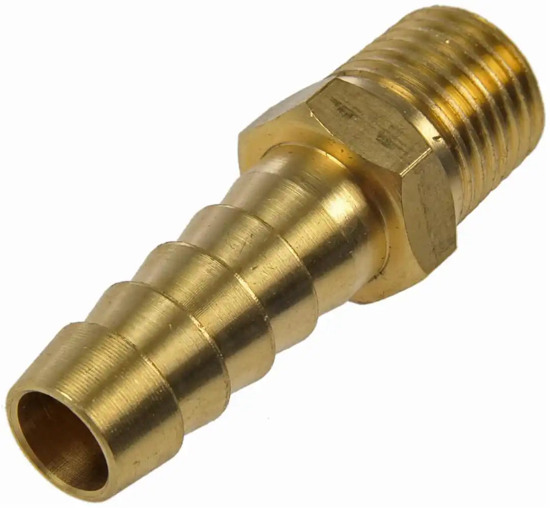 Dorman 785-416 Fuel Line Fitting AutoGrade ™ OE Replacement Straight 3/8 Inch x 1/4 Inch MNPT Brass