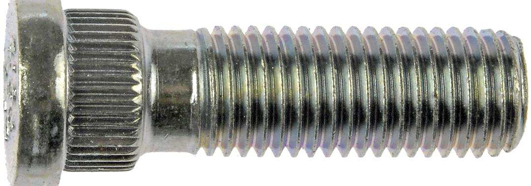 Dorman 610-275.1 Wheel Stud AutoGrade ™ OE Replacement 0.256 Inch Shoulder Length 0.563 Inch Knurl Diameter 14.3 Millimeter Knurl Diameter 6.5 Millimeter Shoulder Length Bagged M12-1.50 Thread Size Right Hand Thread Serrated Without Clip Head Single