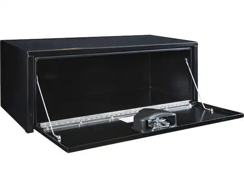 Buyers Products 1703305 Tool Box Underbody 1 Recessed Drop Door Smooth Gloss Bla