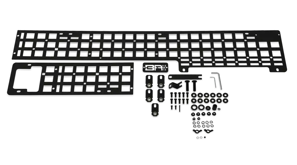 Body Armor TC-7125 Bed Cargo Rack Over Wheel Well Mount Bolt On Black Steel With