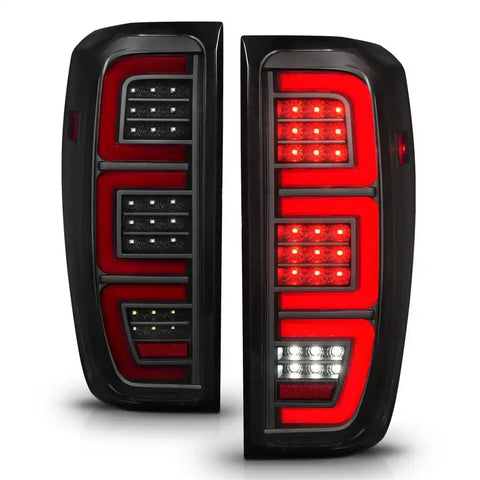 ANZO USA 311458 Tail Light Assembly LED Smoke Lens Black Housing Red Brake Light/