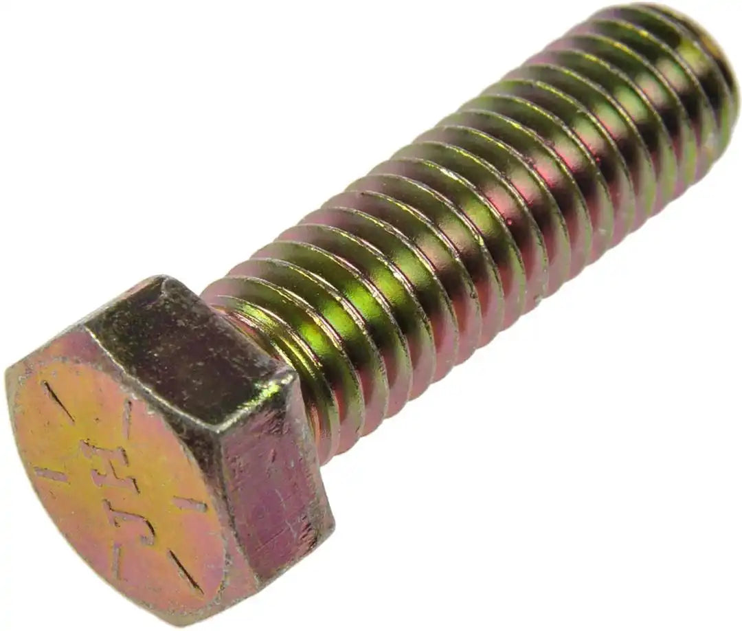 Dorman 860-315 Bolt AutoGrade ™ Standard Bolt 8- 7/16-14 x 1-1/2 Inch Thread Size Hex Style Head Yellow Zinc Plated Steel Box of 8
