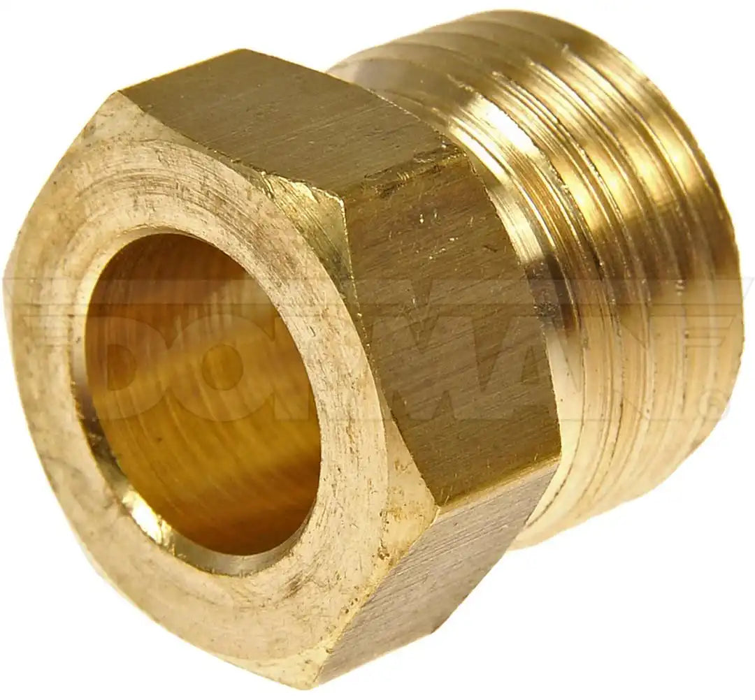 Dorman 785-293D Tube End Fitting Nut OE Solutions ™ 0.62 Inch Outer Diameter 0.55 Inch Length Brass Single Clamshell Package