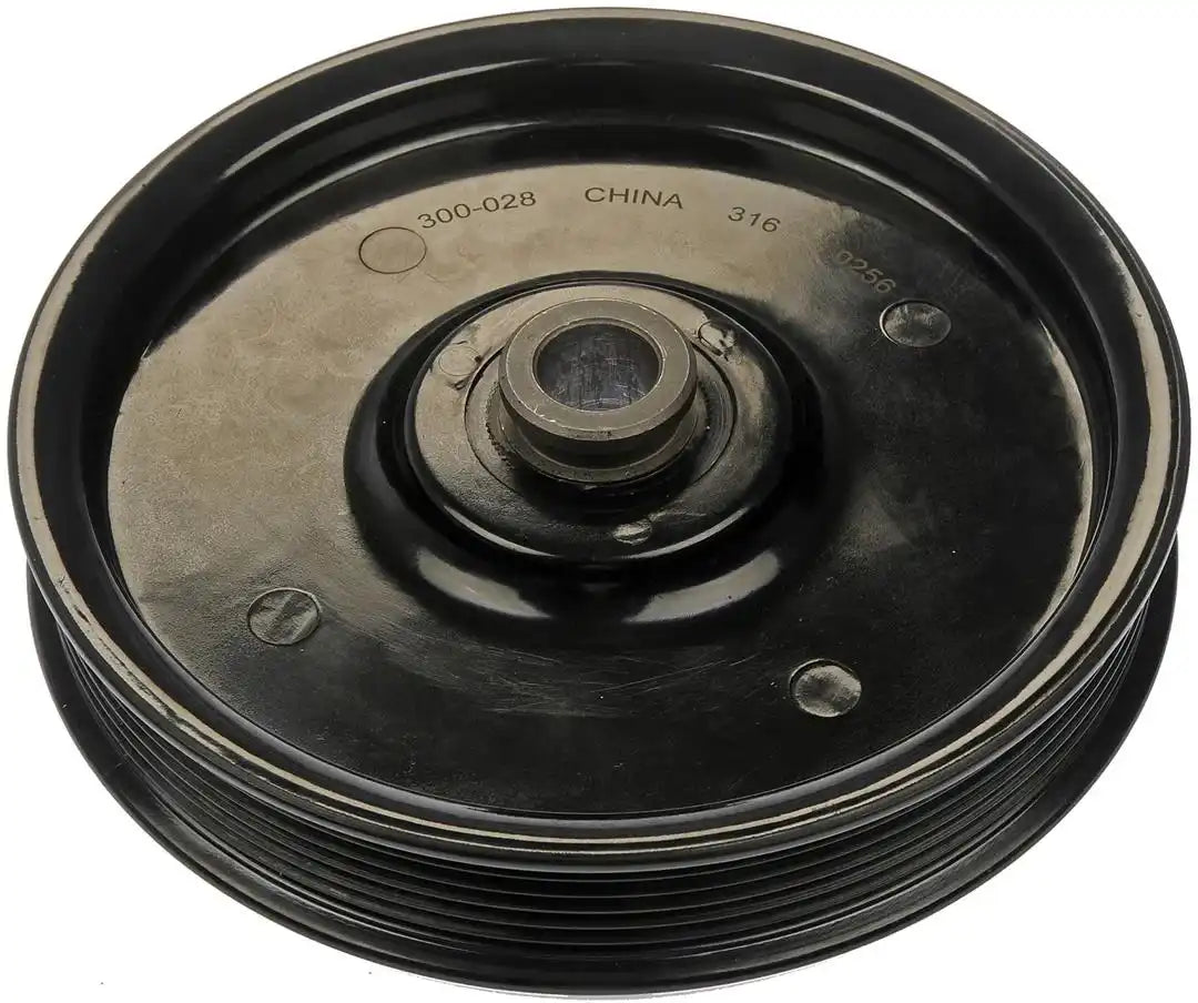 Dorman 300-028 Power Steering Pump Pulley OE Solutions ™ OE Replacement 6 Groove Serpentine Belt Black Composite